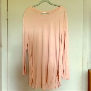 Pink long sleeve shirt